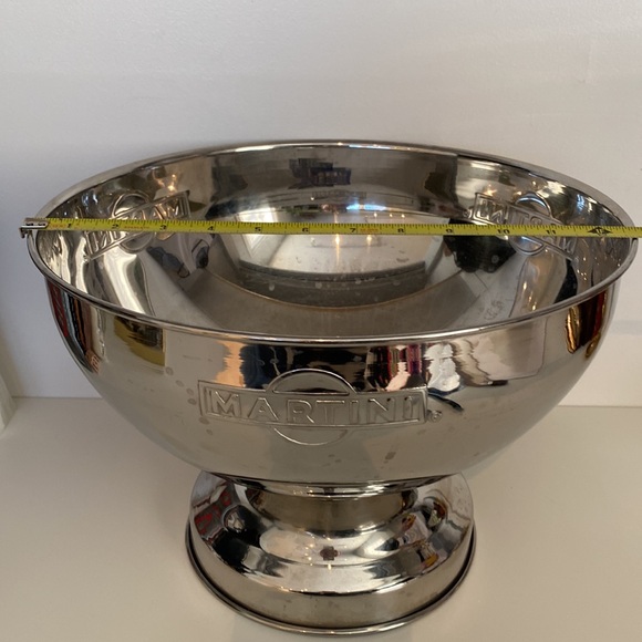 Vintage RARE MARTINI stainless steel ice bowl - Picture 7 of 7